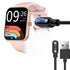 Compatible for SOMTLERK Smart Watches Charger, Magnetic USB Replacement Charging Cable Compatible with SOMTLERK A221 1.91" Smartwatch (2 Pack-Black+Black)