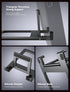 JSAUX 13.5''/15.6''/16 Inch Setup Portable Stand Mount for FlipGo Series and Portable Monitors, Lightweight Screen