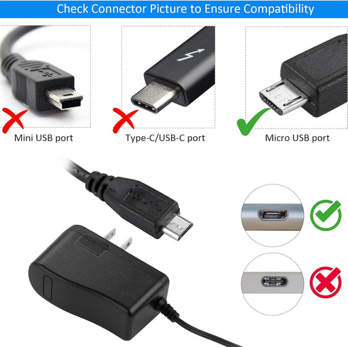 Universal 5V 2A Micro USB Power Supply Wall Charger AC/DC Adapter