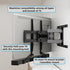 HOME VISION TV Mount Screws - Complete M4, M5, M6, M8 TV Mounting Hardware Kit Set for Most TVs up to 100 inch