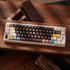 Mintcaps PBT Japanese Brown Keycap Set - 129 Keys Cherry Profile Cute Keycaps Custom Dye-Sublimation for Mechanical