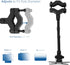 VIVO Steel Universal Full Motion Pole Mount Monitor Arm, Fits 17 to 32 inch Screens, Black, MOUNT-POLE01A