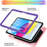 WESADN 10th 10.9 inch 2022 A16 11 inch 2025 for iPad Generation Case for iPad Case with Screen Protector/Butterfly