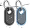 2 Pack Waterproof Holder for Samsung Galaxy SmartTag2, TPU GPS Tracker Protective Case with Keychain, Anti-Scratch