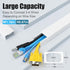 Yecaye 113in 3-4 W1.18in H0.67in, Cord Hider, Large Cord Covers for Wires on Wall, Cord Organizer for Wires, Easy