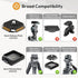 ULANZI UKA01 1/4''-3/8" 38mm 20kg Camera Quick Release Plate, Tripod Mount Adapter Camera Quick Release Kit w Screw