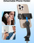 SelfieShow Mini Selfie Stick Travel Tripod for Cell Phone with Light, Extendable Selfie Stick for iPhone
