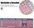 iKammo Keyboard Cover Skins for Dell KB216 & KM636 Keyboards, Optiplex 5250/3050/3240/5460/7450/7050 & Inspiron AIO