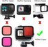 FitStill Accessories Set Bundles Kit with Waterproof Silicone Case for Go Pro Hero 12/11/10/9, Protective Housing,