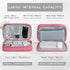 Skycase Large Travel Cable Organizer, Waterproof Electronics Accessories Carry Bag for USB Data Cables - Pink