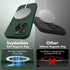 iPhone 15 Pro Max Case, Alpine Green, Silicone Shockproof, MagSafe Compatible, Full Camera Protection, 2 Screen