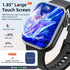 Hwagol Smart Watch with Call Function, 1.85 Inch Fitness Tracker, Heart Rate/Sleep Monitor, Android iOS