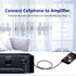 2pack 1/8 1/4 Cable,6.35mm 1/4" 3.5mm 1/8" 10Ft(3m) Smithok to Stereo Audio Male to Male TRS Bidirectional Stereo Audio