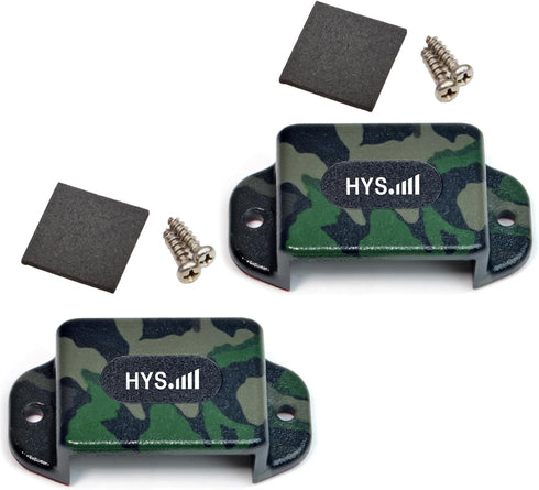 HYS Universal Single Side Radio Bracket Mounting with Screws for Baofeng UV-5R 888S Handheld Marine Radio (2pcs)