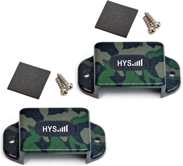 HYS Universal Single Side Radio Bracket Mounting with Screws for Baofeng UV-5R 888S Handheld Marine Radio (2pcs)