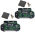 HYS Universal Single Side Radio Bracket Mounting with Screws for Baofeng UV-5R 888S Handheld Marine Radio (2pcs)