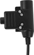 Invisio Tactical Headphone Adapter K1 U94 PTT, 7.0 NATO US, Compatible with Baofeng, Kenwood, Peltor (Black, Military