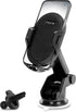 iHome Car Mount, Dashboard/Windshield/Vent Mount, Swivel Neck, Silicone Grip, Adjustable Mount Arm with