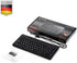 Perixx PERIBOARD-409U ES Mini USB Teclado QWERTY Español con Ñ tecla, Negro Brillante