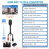 192KHz 3.4ft/1.05m [PCM HDMI ARC to RCA Audio Converter for TV to Soundbar, Plug & Play ARC to L/R Stereo RCA Male