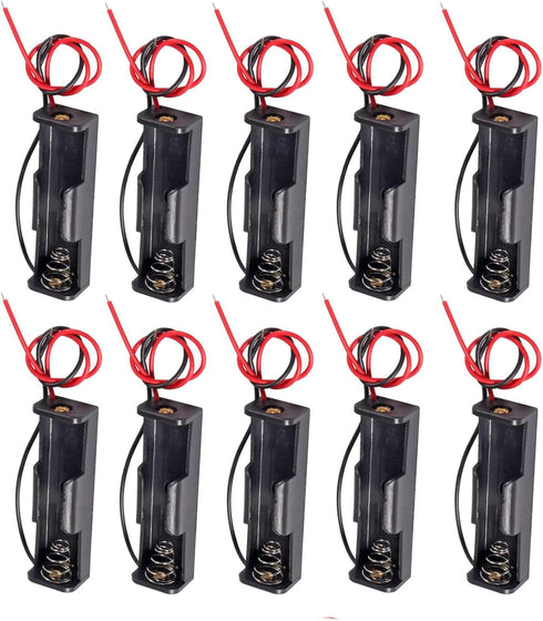 hrsyyl 10pcs Single AA Battery Holder 1x 1.5V AA Battery Holder AA Battery