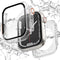 Ultra Look - Fullife 2 in 1 Compatible with Apple Watch Case Series 6 44mm, Waterproof Screen Protector, Front & Back