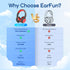 EarFun 2Packs Kids Headphones Wired with Microphone, 85/94dB Volume Limit, Portable Headphones for School/Tablet
