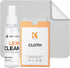 K&F CONCEPT Lens Cleaner Spray Kit | 60ML Glasses Cleaner x1 + Microfiber Cleaning