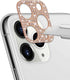 Omorro Bling Lens Protector for iPhone 12 Pro Max, 3D Glitter Crystal Diamond Camera Cover, Rose Gold (2 Pack)