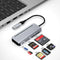 Rytaki 7-in-2 Memory Stick Pro Duo Card Reader, USB-A & USB-C Multi-Card Reader