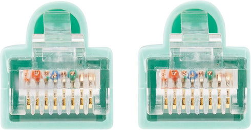 Tripp Lite Cat6a 10G Ethernet Cable, Aqua, 3 Feet, Snagless Molded UTP