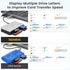 INDMEM All-in-1 MMC, SmartMedia Card Reader Writer USB Universal Multi Card Adapter Slim Hub Read Smart Media, xD, SD