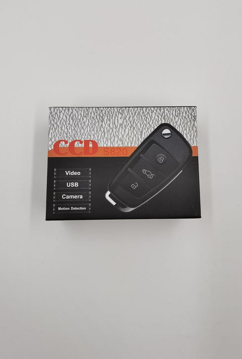 HD 1080P Mini Car Key Camera, Portable Spy Cam with IR Night Vision, Motion Detection, No WiFi Needed