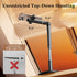 WISFISSH 10"-25" Desk,720Rotatable+180flip Height/Angle Adjustable Phone Holder, Retractable Tall Phone Stand for Phone