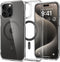 Spigen iPhone 15 Pro Max Case - Magnetic Ultra Hybrid MagFit, Military-Grade Protection, Anti-Yellowing, Carbon Fiber,
