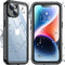 SPIDERCASE iPhone 14 Waterproof Case, Built-in Lens & Screen Protector, Heavy Duty Protection, 12FT Military -