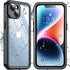 SPIDERCASE iPhone 14 Waterproof Case, Built-in Lens & Screen Protector, Heavy Duty Protection, 12FT Military -