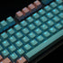Carbon Miami PBT Doubleshot Shine Through ANSI Backlit Keycaps for MX Mechanical Keyboard Melody 96 KBD75 68 61 87 104