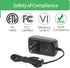 Security-01 2-Pack 5V 4A 5.5mm 2.1mm,UL AC to DC Power Supply Adapter, Plug x Listed