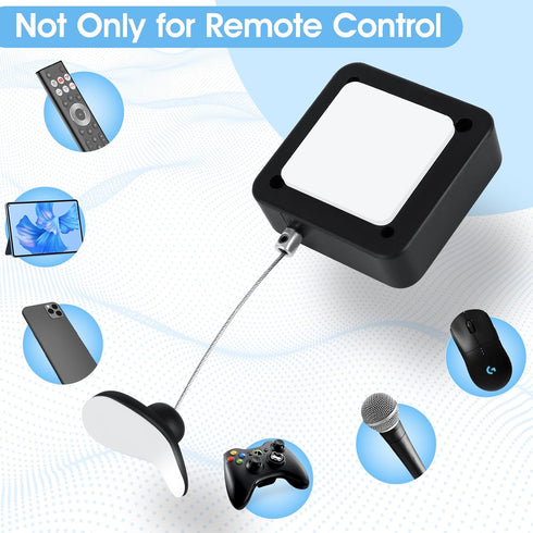I3C 1 6.6ft/2m PCS Retractable Remote Control Tether, Remote Cable Lock Remote Leash for TV Remotes Game Controllers