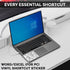 SYNERLOGIC Microsoft Word/Excel Reference Guide Keyboard Shortcut Sticker, Laminated Vinyl (White/Large)