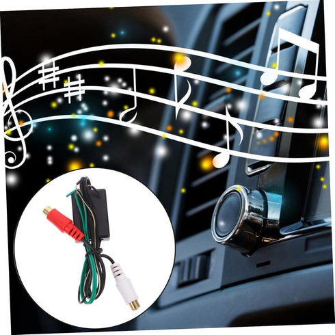 GLEAVI Audio Adapter Cable Speaker Wire to RCA Adapter for Car Audio Speaker Cable, RCA Cord, Amplifier RCA Converter