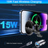 Magnetic Wireless Car Charger Mount, 15W Fast Charging Air Vent Holder for iPhone 15/14/13 Pro Max