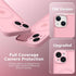 CAPRARO iPhone 14 Case, Peach Pink - Shockproof, Slim, Translucent Matte, 14FT Drop Protection, Full Camera Protection,