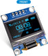 Meshnology 2 0.96 Inch 128x64 I2C SSD1315 ESP32 Pcs OLED Display Module Pixel IIC OLED Screen Driver Self-Luminous