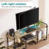 BFTOU 27-75 inch +/-35 400x400mm,Holds 77 lbs Universal TV Stand for TVs Swivel Height Adjustable Table Top TV Base Max