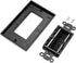 Brush Wall Plate Decora Style, Cable Pass Through Faceplate Insert for Wires, Single Gang Wall Socket