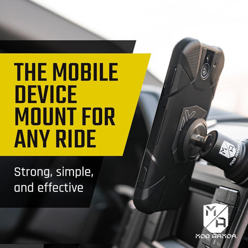Mob Armor MobNetic Plate - Magnetic Phone Mounting Plate, 0.02inch Thick Metal, Compatible with iPhone & Android