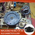 Vin Beauty 100 Cassette Cassette 40-135 mm Cassette (1mm 3mm Pcs Black Recorder Rubber Belts Recorder Repair