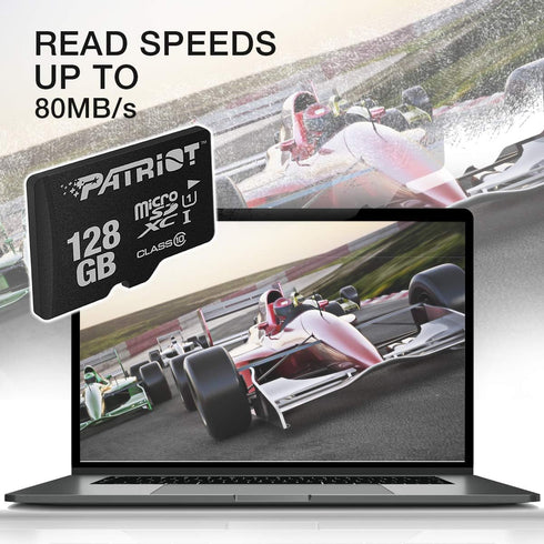 Patriot LX Series Micro SD Flash Memory Card 128GB
